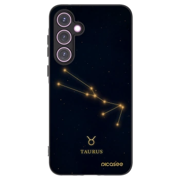 Picasee Samsung Galaxy A35 5G A356B Hülle - Schwarzes Silikon - TAURUS
