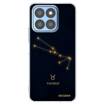 Picasee Honor X8b Hülle - Transparentes Silikon - TAURUS