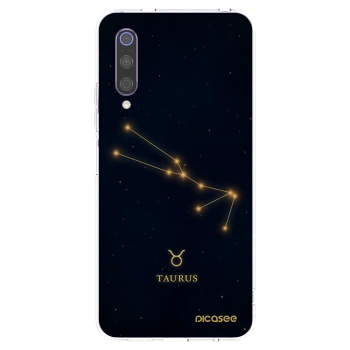 Picasee Xiaomi Mi 9 Hülle - Transparentes Silikon - TAURUS