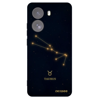 Picasee Xiaomi Poco X7 Hülle - Schwarzes Silikon - TAURUS