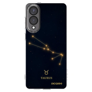 Picasee Samsung Galaxy S25 Edge 5G Hülle - Transparentes Silikon - TAURUS