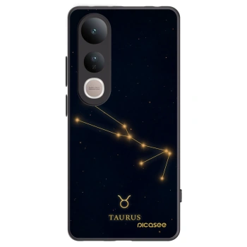 Picasee Vivo V50 Lite 5G Hülle - Schwarzes Silikon - TAURUS