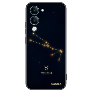Picasee Vivo Y29s 5G Hülle - Schwarzes Silikon - TAURUS
