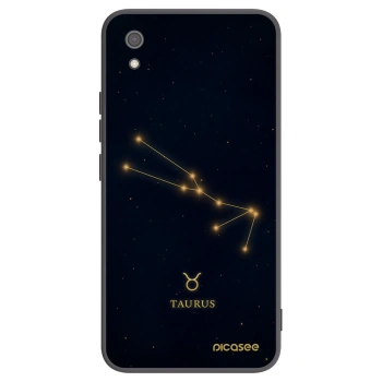 Picasee Xiaomi Redmi 7A Hülle - Schwarzes Silikon - TAURUS