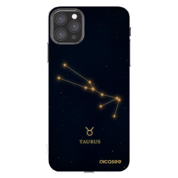 Picasee Apple iPhone 11 Pro Max Hülle - Transparentes Silikon - TAURUS