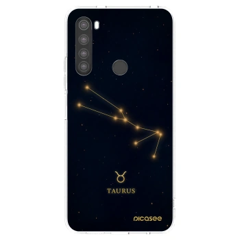 Picasee Xiaomi Redmi Note 8 Hülle - Transparentes Silikon - TAURUS