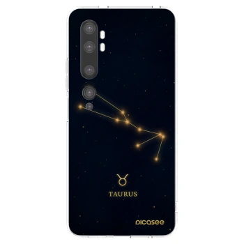 Picasee Xiaomi Mi Note 10 (Pro) Hülle - Transparentes Silikon - TAURUS