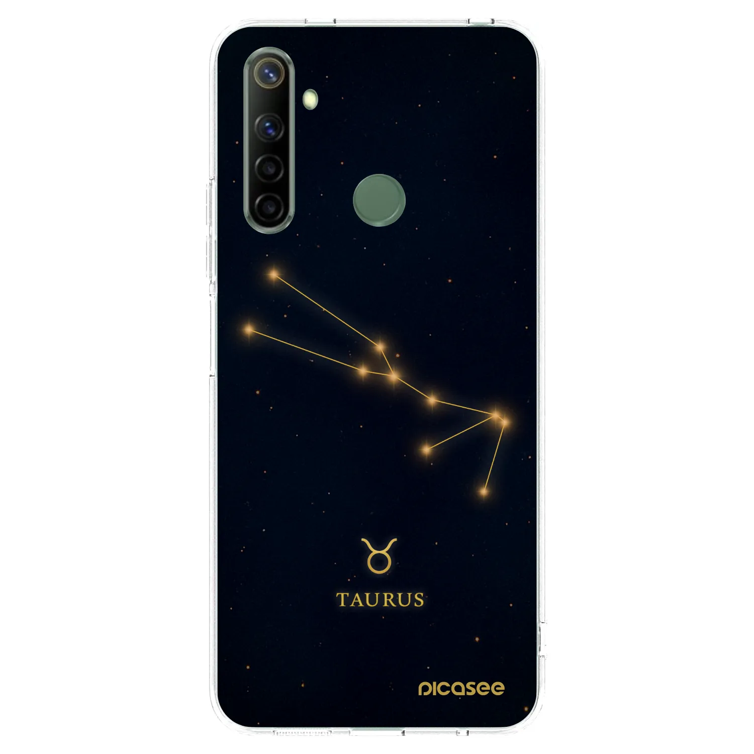 Picasee Realme 6i Hülle - Transparentes Silikon - TAURUS