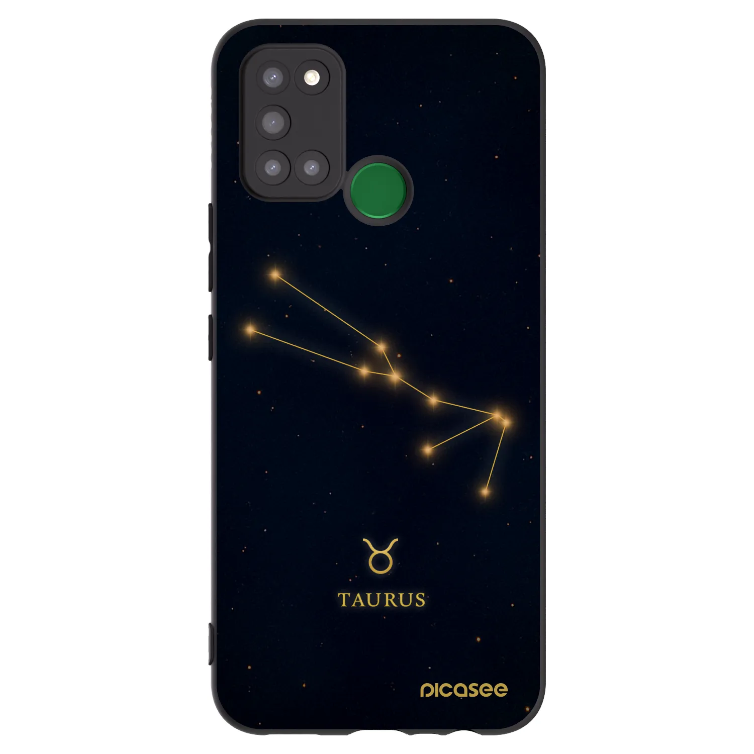 Picasee Realme 7i Hülle - Schwarzes Silikon - TAURUS