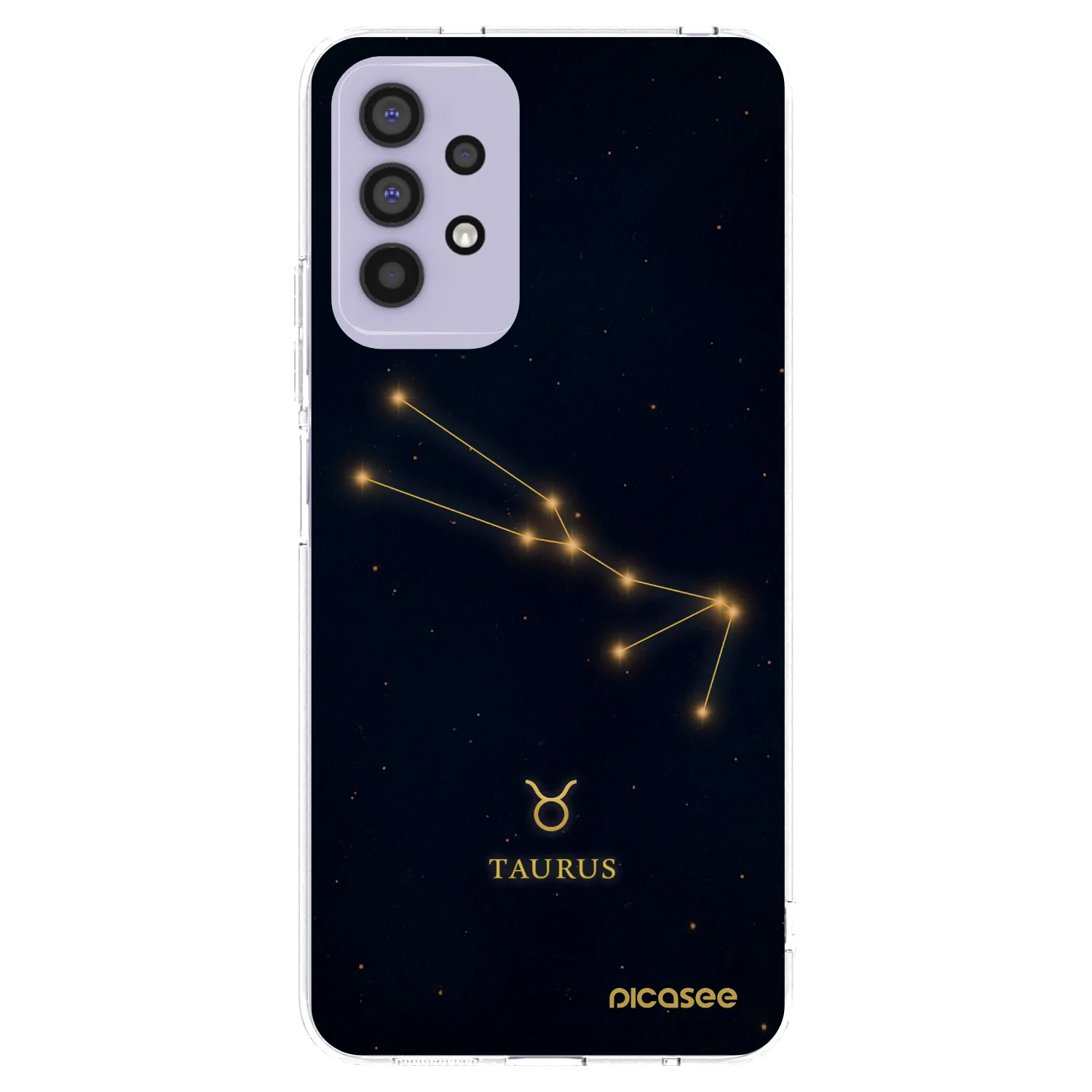 Picasee Samsung Galaxy A32 4G SM-A325F Hülle - Transparentes Silikon - TAURUS