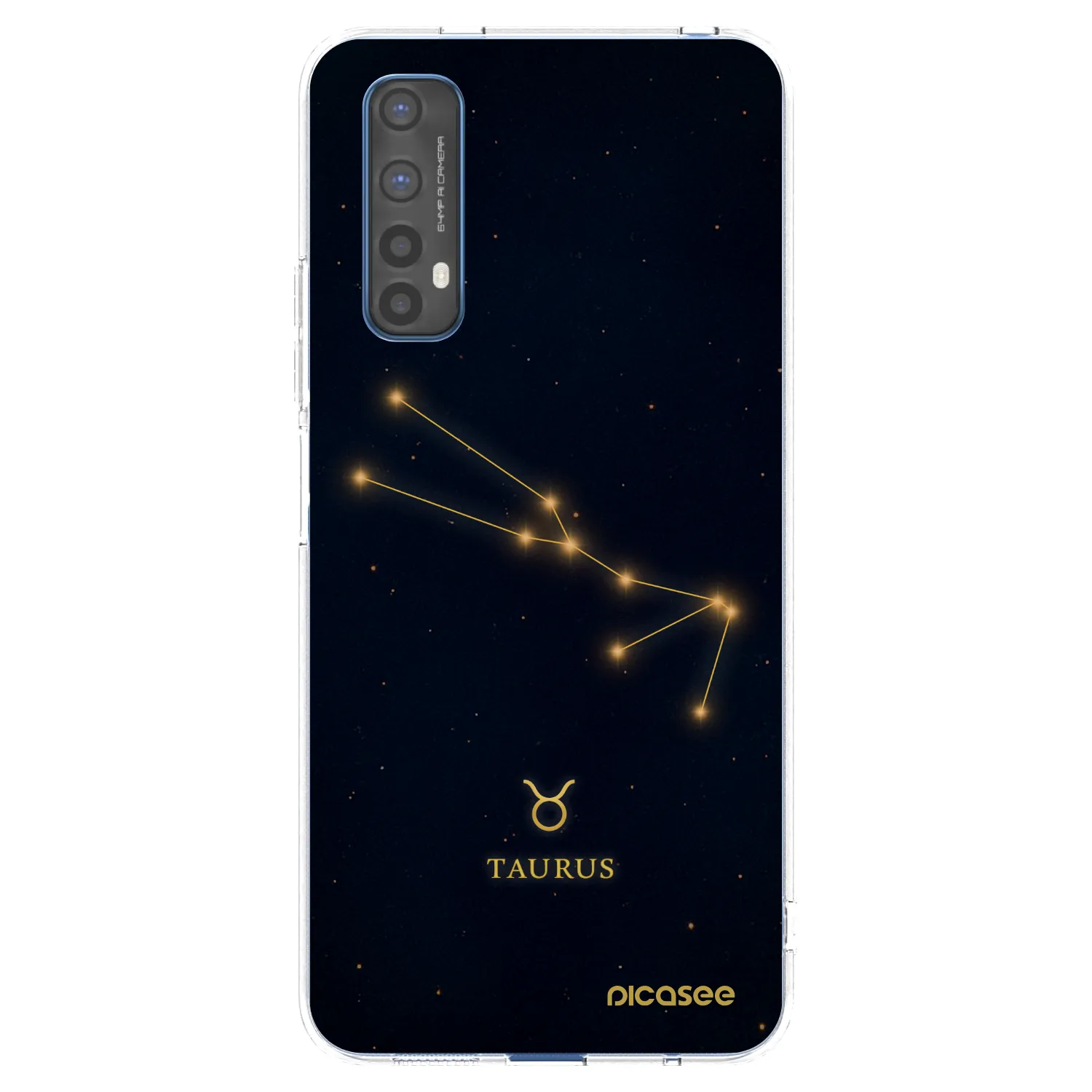 Picasee Realme 7 Hülle - Transparentes Silikon - TAURUS