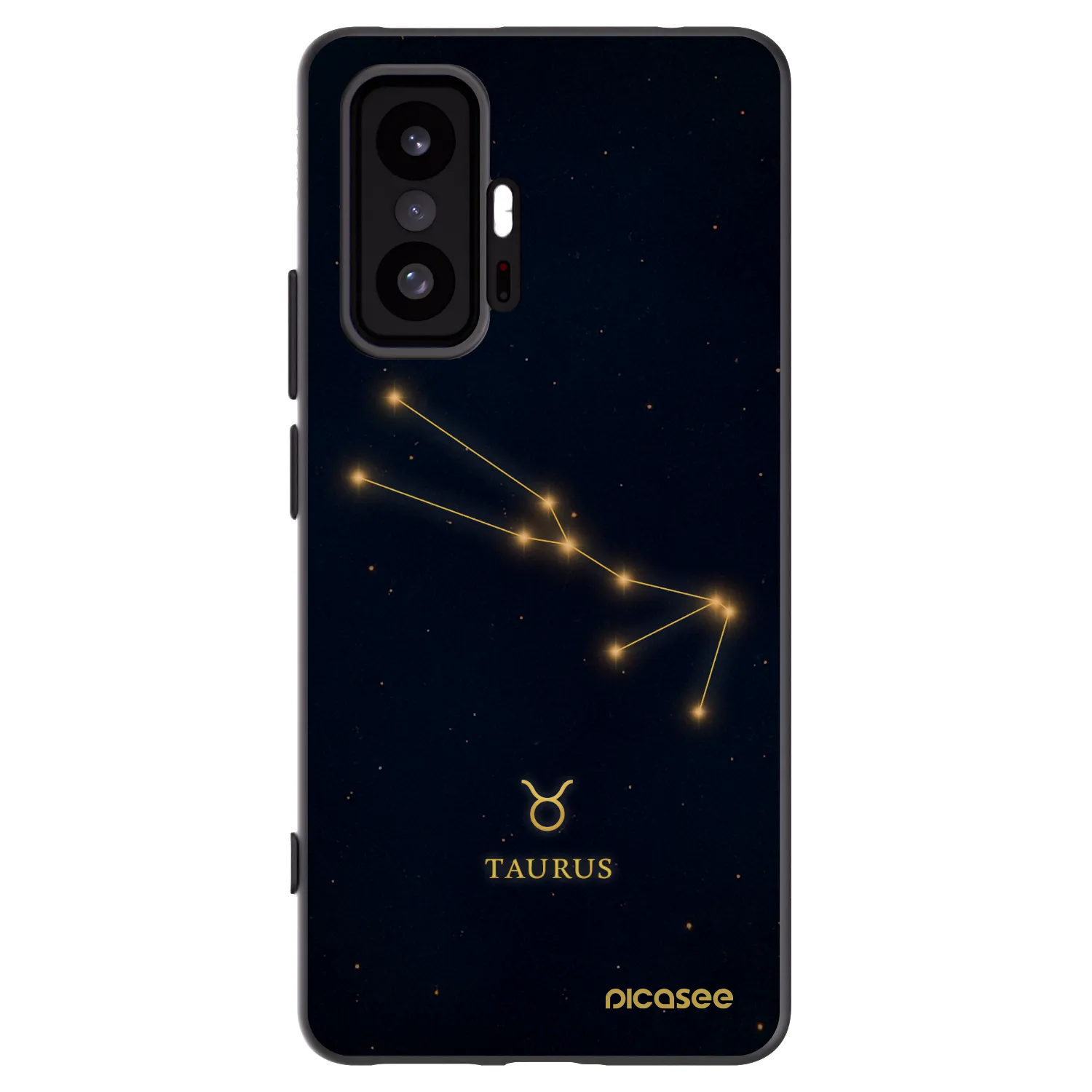 Picasee Xiaomi 11T Pro Hülle - Schwarzes Silikon - TAURUS