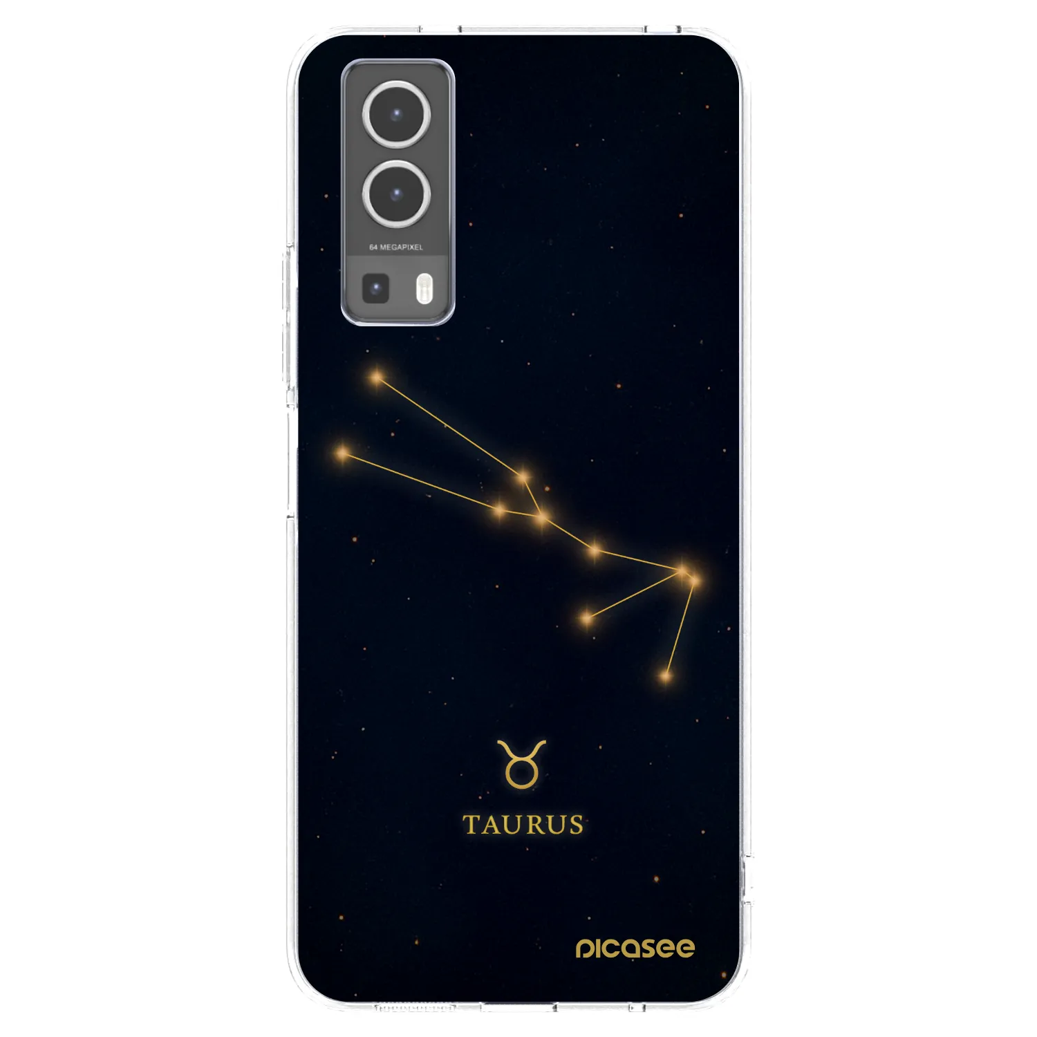 Picasee Vivo Y72 5G Hülle - Transparentes Silikon - TAURUS