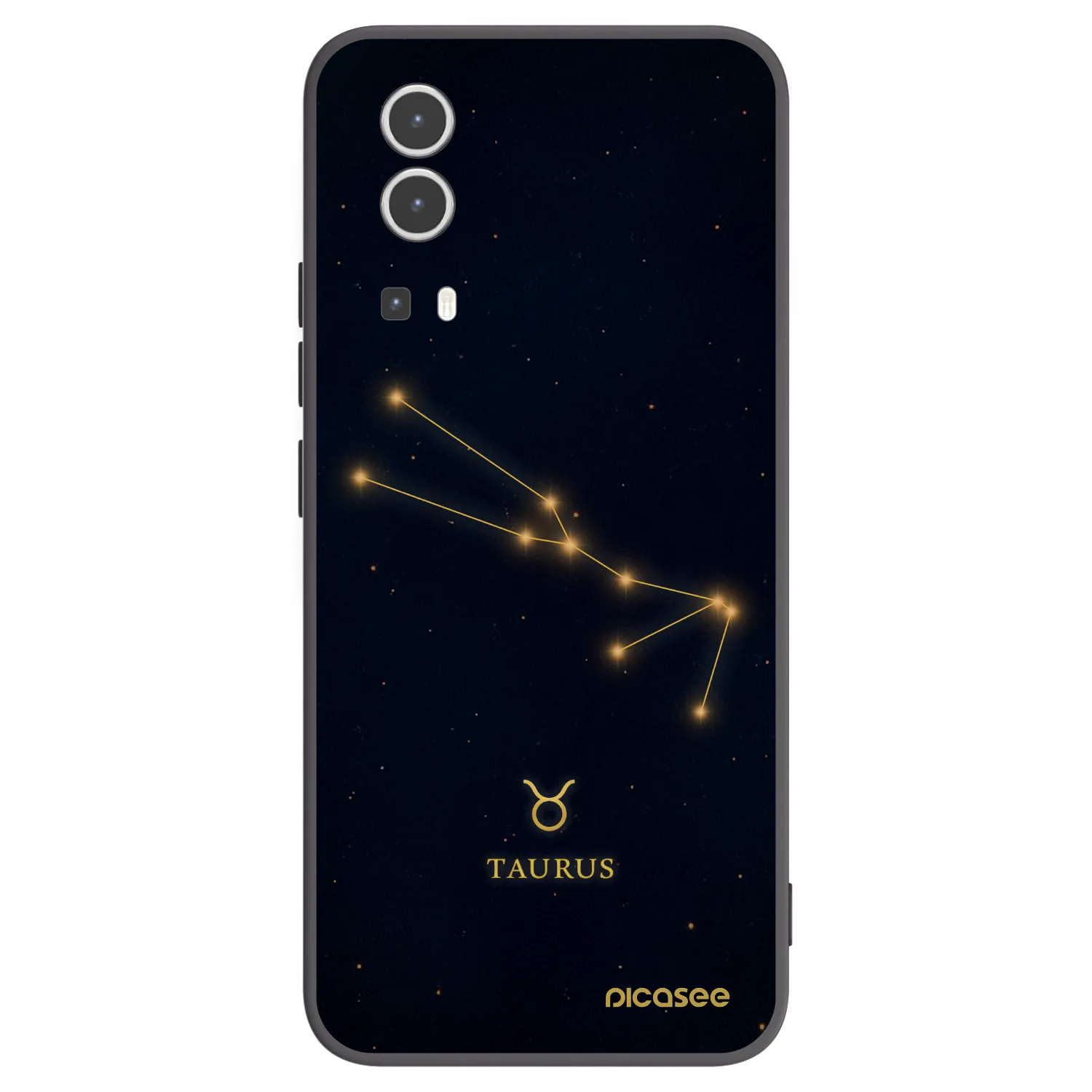 Picasee Vivo Y72 5G Hülle - Schwarzes Silikon - TAURUS