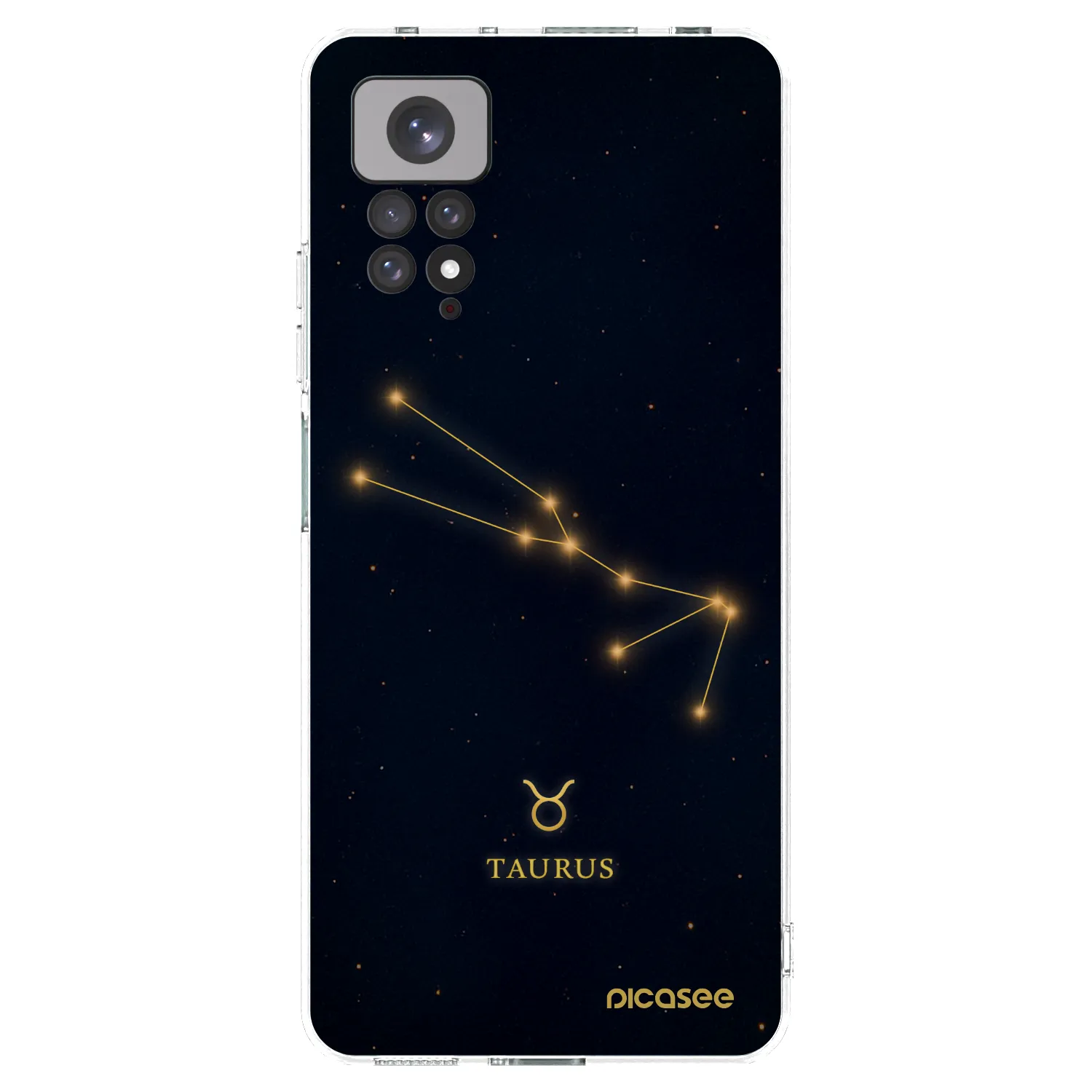 Picasee Xiaomi Redmi Note 11S 4G Hülle - Transparentes Silikon - TAURUS