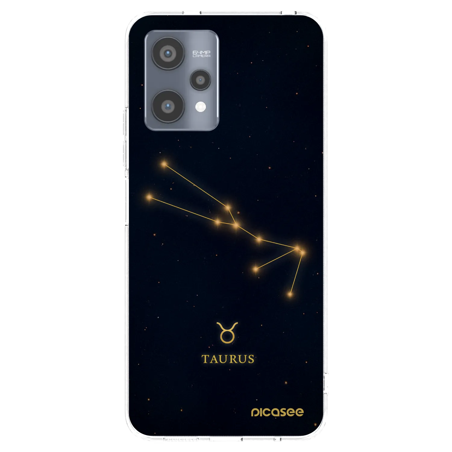 Picasee Realme 9 Pro 5G Hülle - Transparentes Silikon - TAURUS