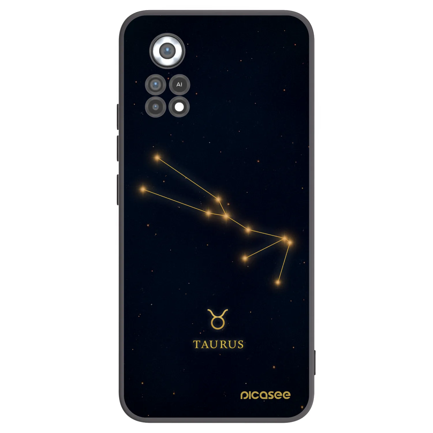 Picasee Xiaomi Poco X4 Pro 5G Hülle - Schwarzes Silikon - TAURUS