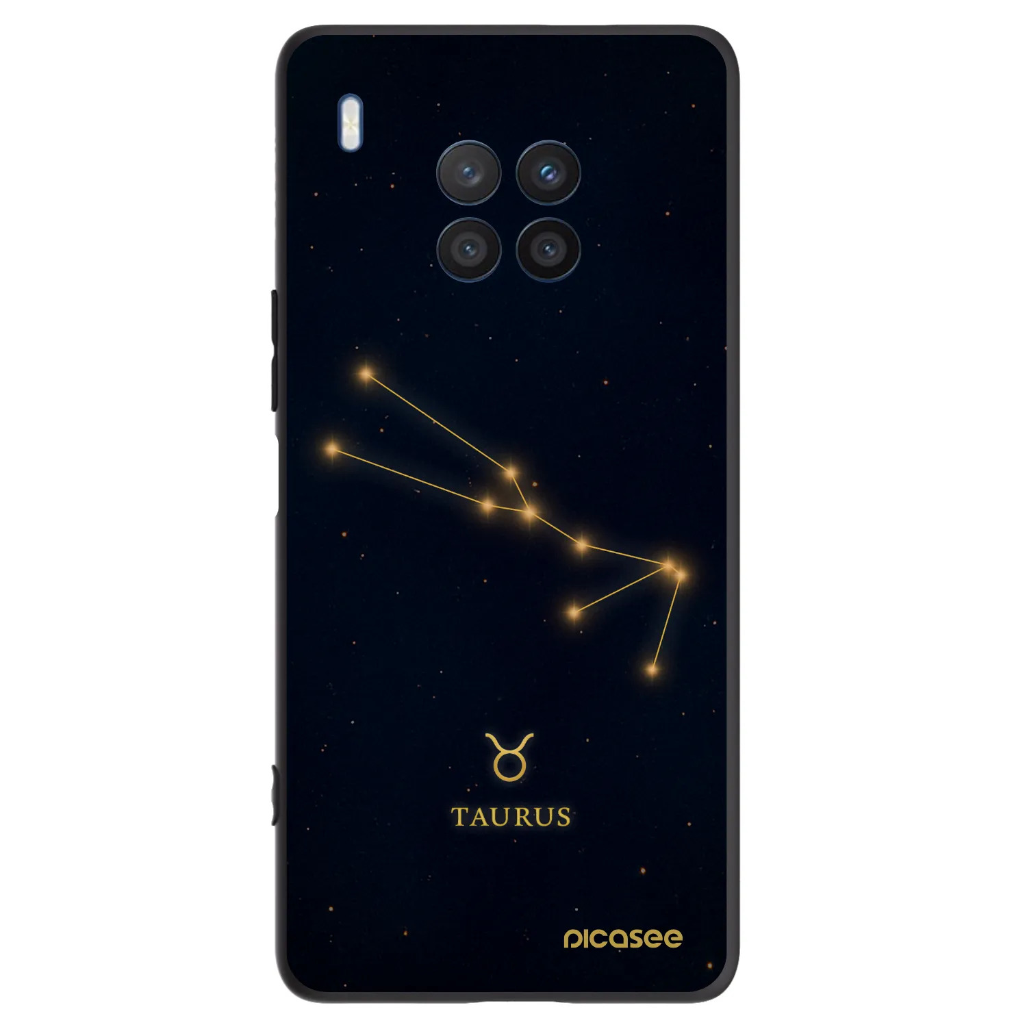Picasee Honor 50 Lite Hülle - Schwarzes Silikon - TAURUS