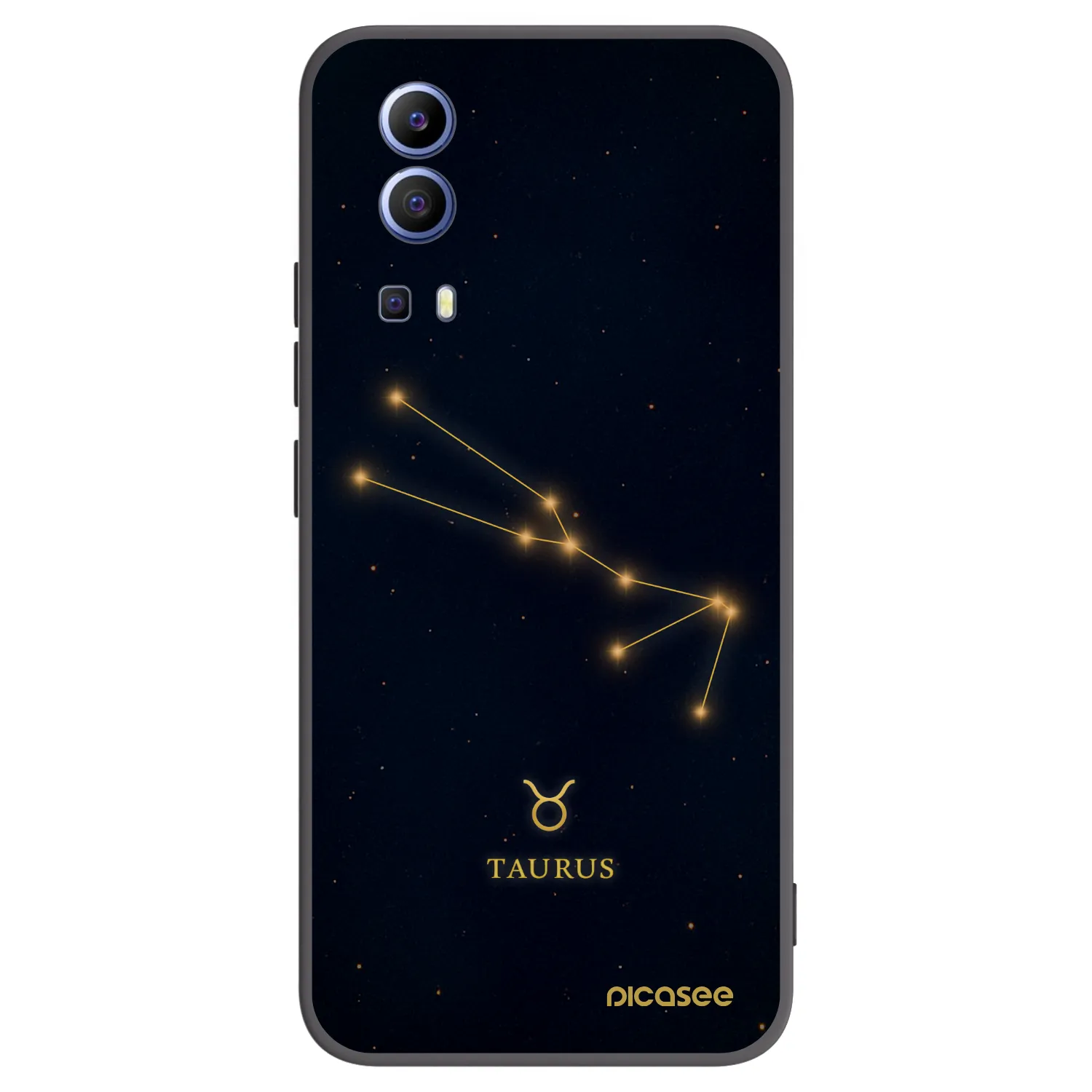 Picasee Vivo Y52 5G Hülle - Schwarzes Silikon - TAURUS