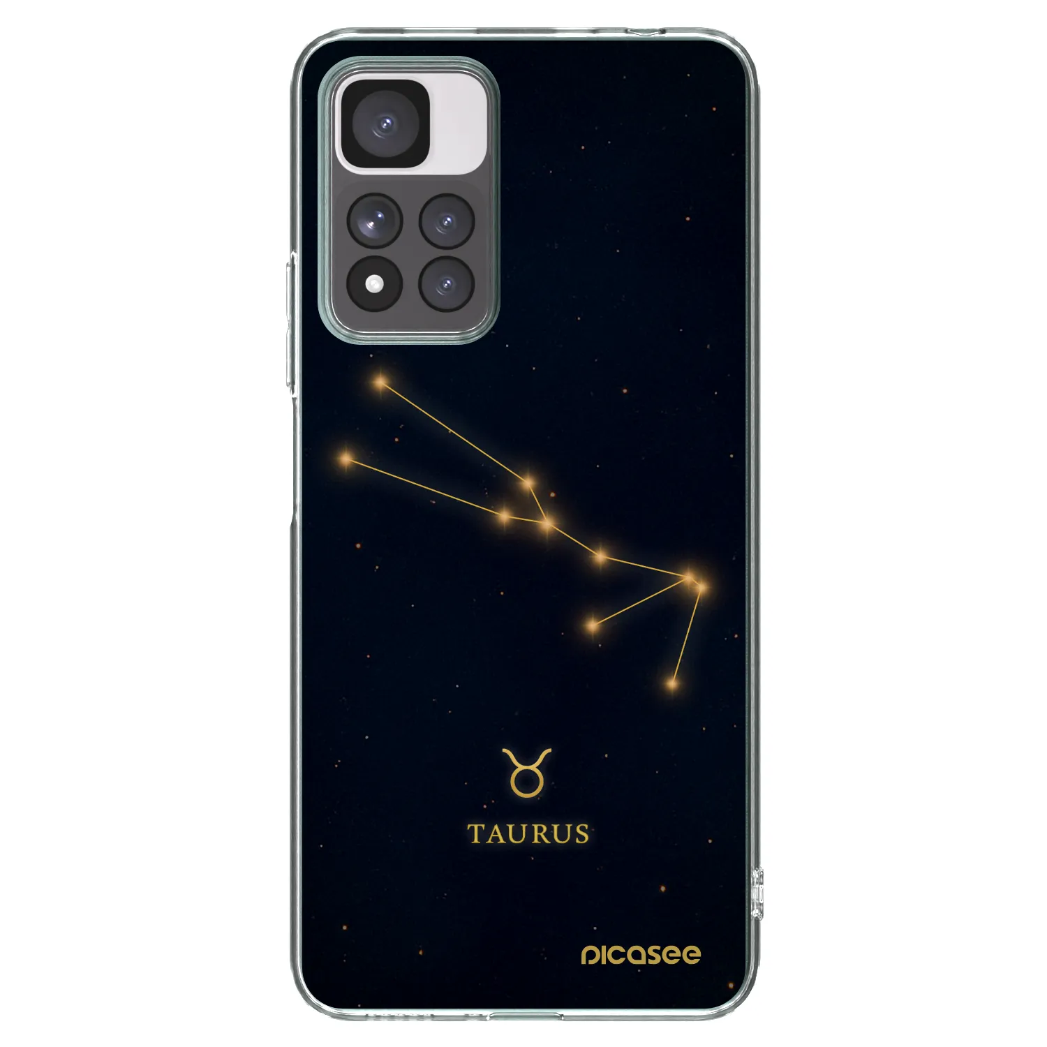 Picasee Xiaomi Redmi Note 11 Pro+ 5G Hülle - Transparentes Silikon - TAURUS