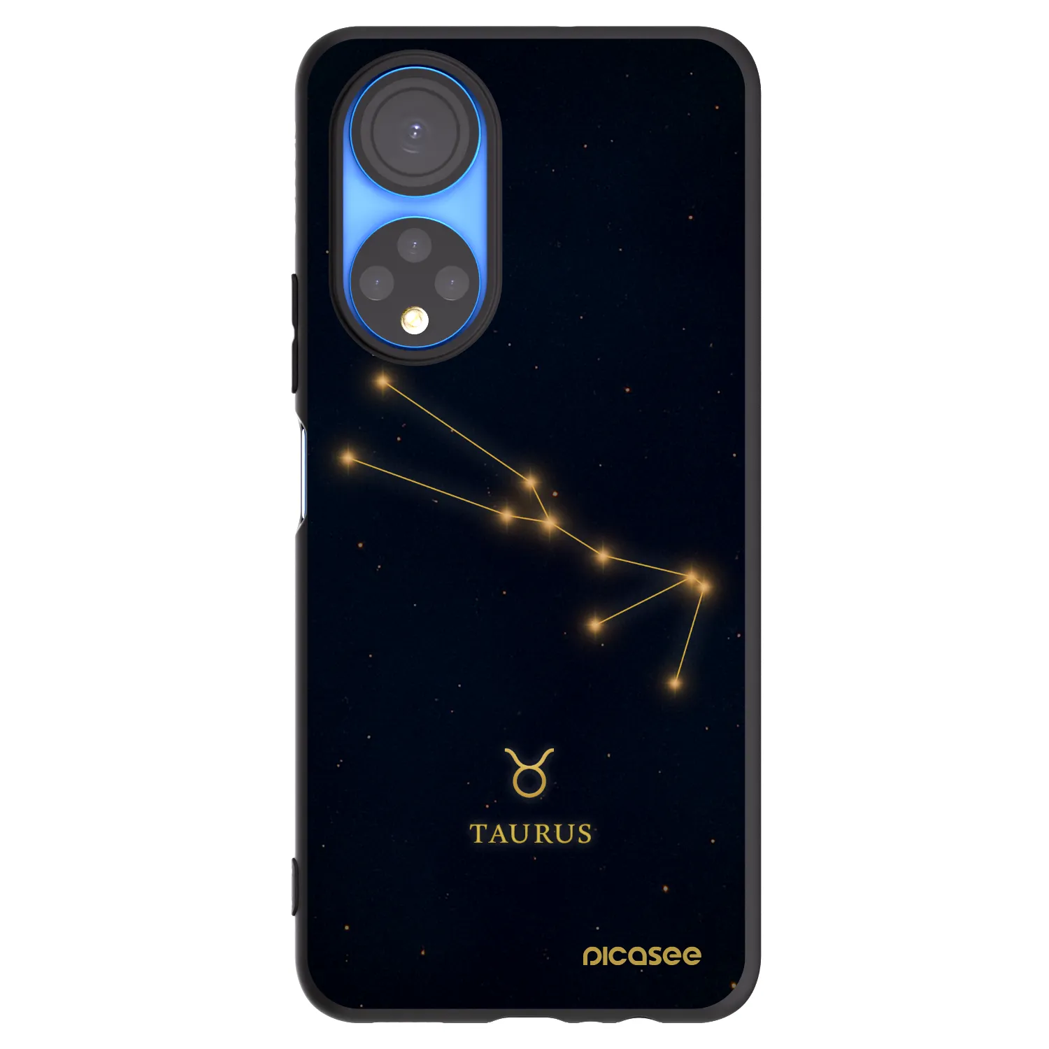 Picasee Honor X7 Hülle - Schwarzes Silikon - TAURUS
