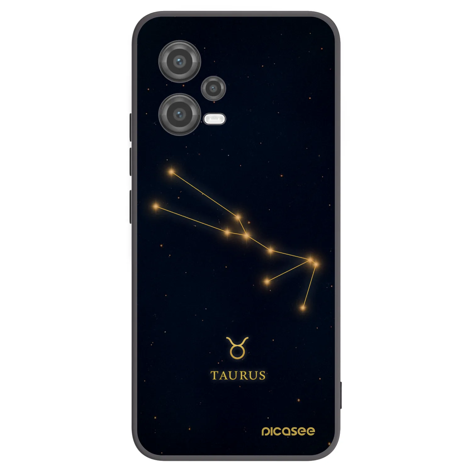 Picasee Xiaomi Poco X5 Hülle - Schwarzes Silikon - TAURUS