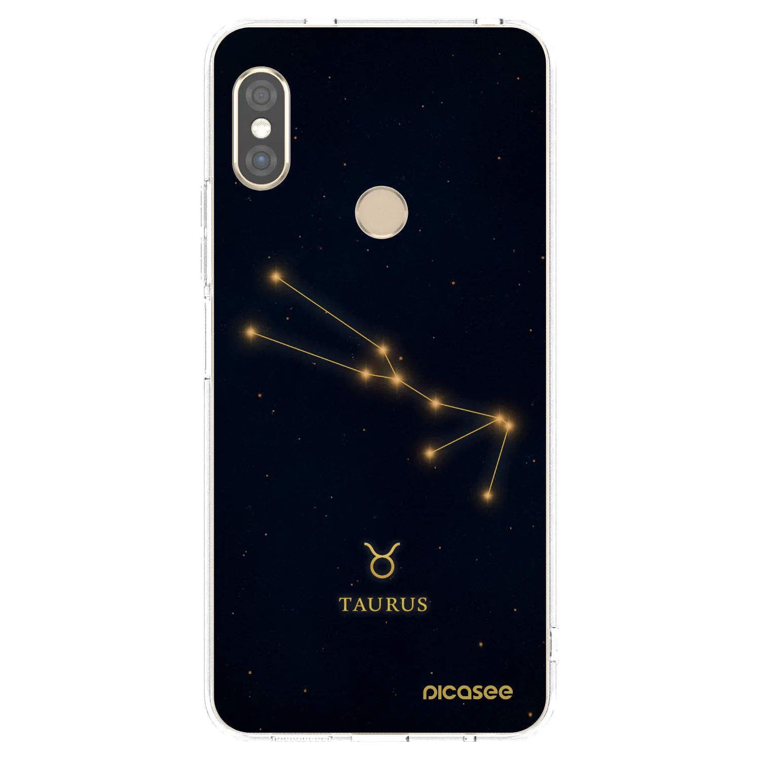 Picasee Xiaomi Redmi Note 5 Global Hülle - Transparentes Silikon - TAURUS