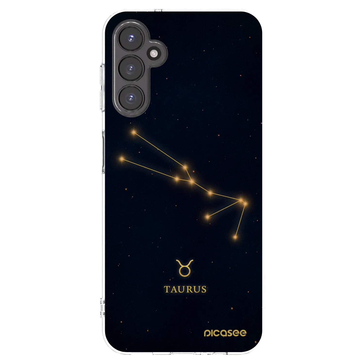 Picasee Samsung Galaxy A14 4G A145R Hülle - Transparentes Silikon - TAURUS