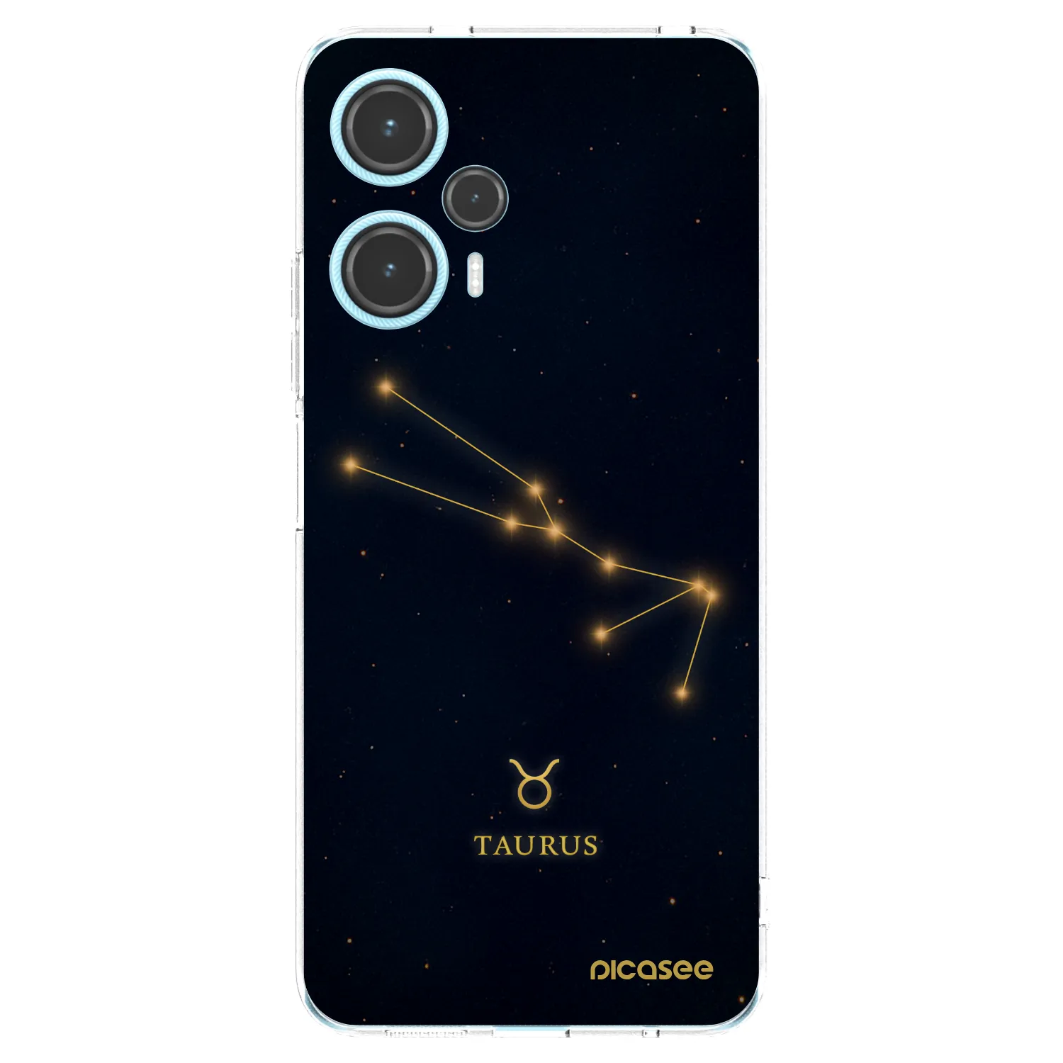 Picasee Xiaomi Poco F5 Hülle - Transparentes Silikon - TAURUS