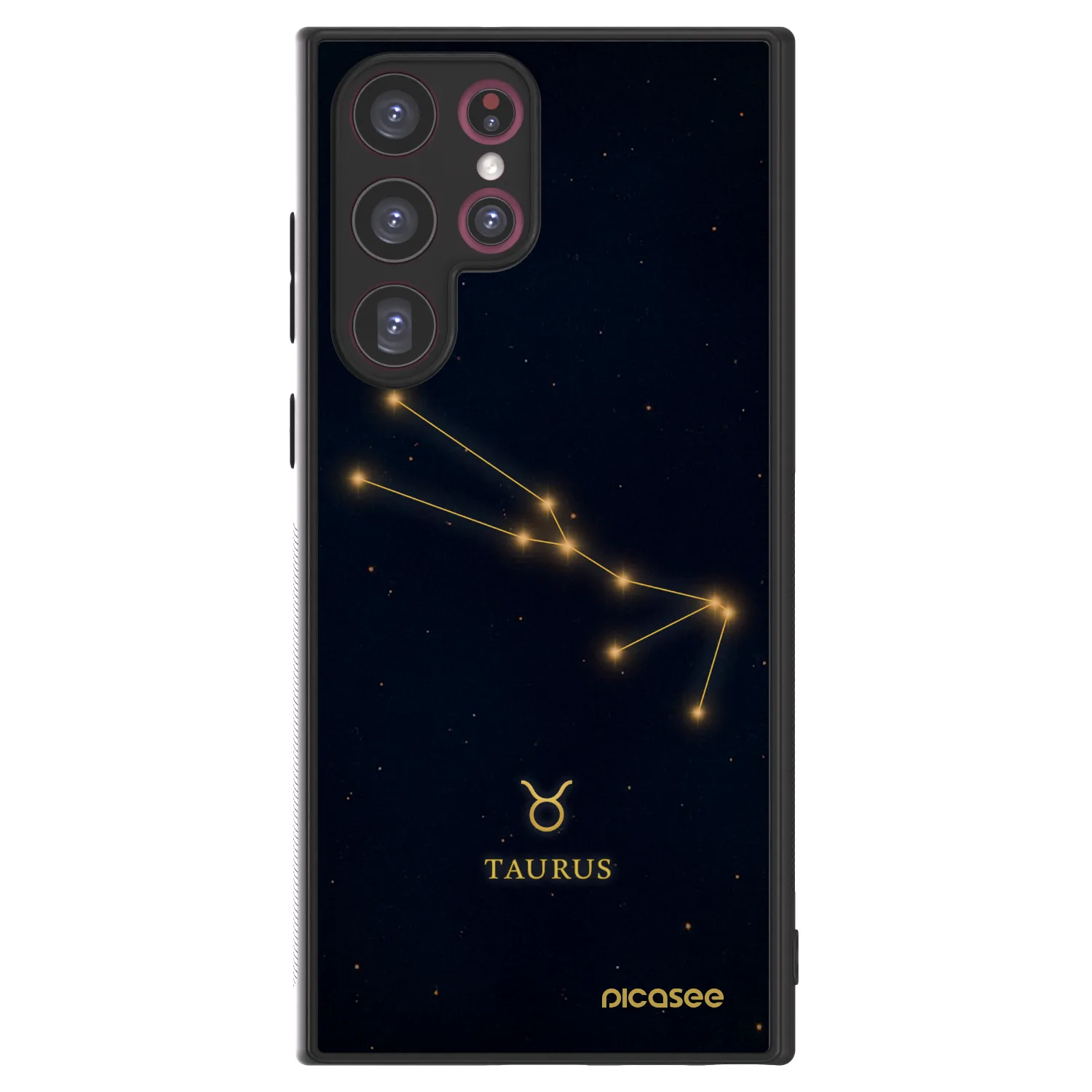 Picasee ULTIMATE CASE PowerShare für Samsung Galaxy S22 Ultra 5G - TAURUS