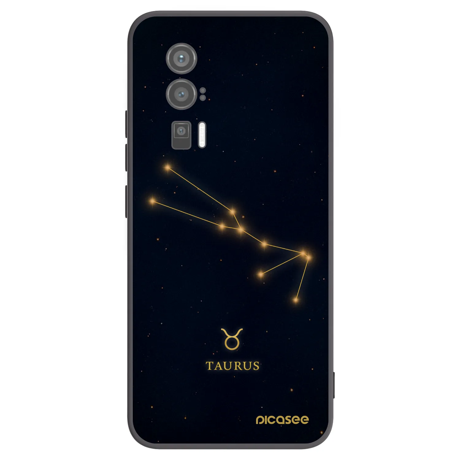 Picasee Xiaomi Poco F5 Pro 5G Hülle - Schwarzes Silikon - TAURUS