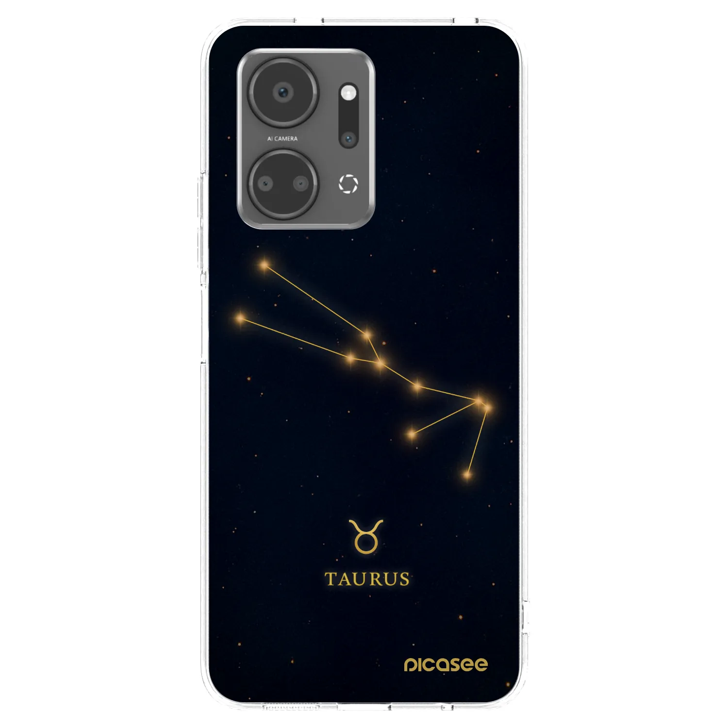 Picasee Honor X7a Hülle - Transparentes Silikon - TAURUS