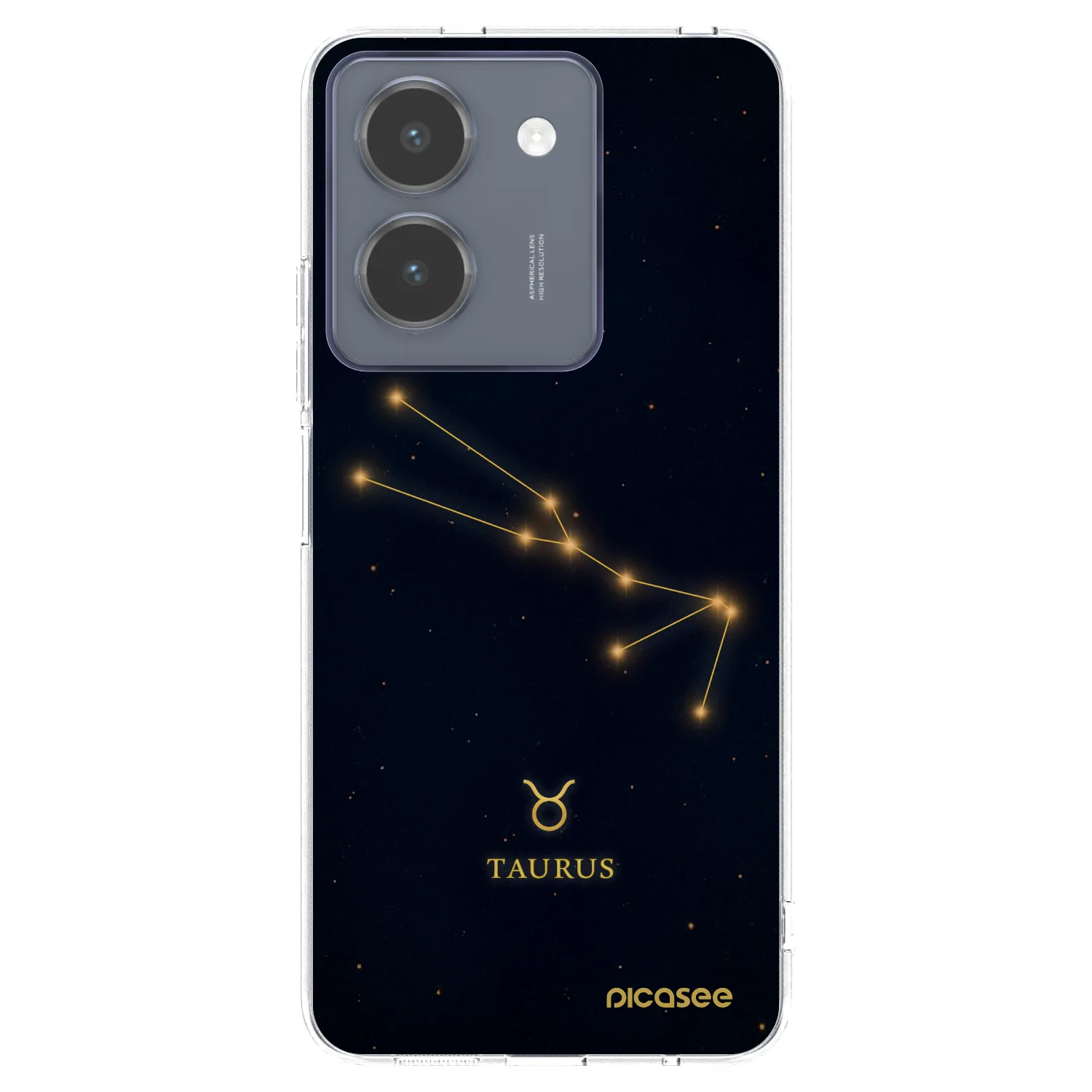 Picasee Vivo Y36 4G Hülle - Transparentes Silikon - TAURUS