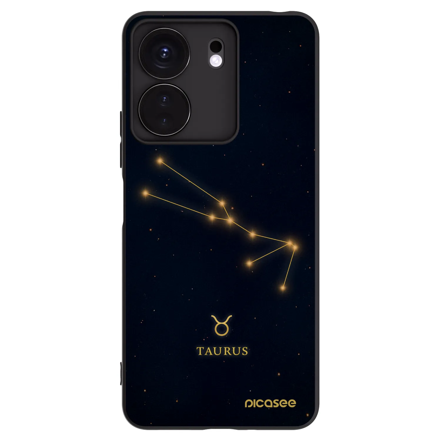 Picasee Xiaomi Redmi 13C 4G Hülle - Schwarzes Silikon - TAURUS