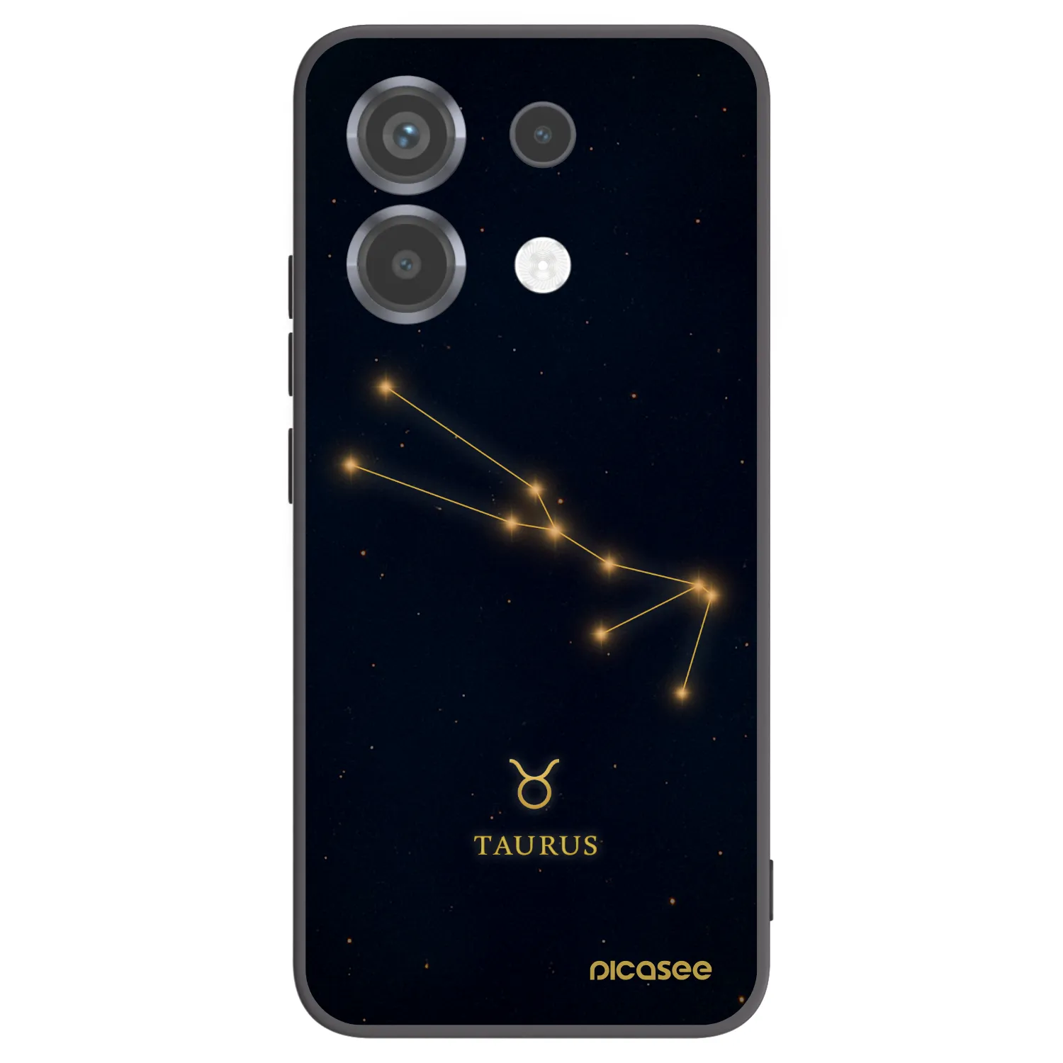 Picasee Xiaomi Poco X6 Hülle - Schwarzes Silikon - TAURUS