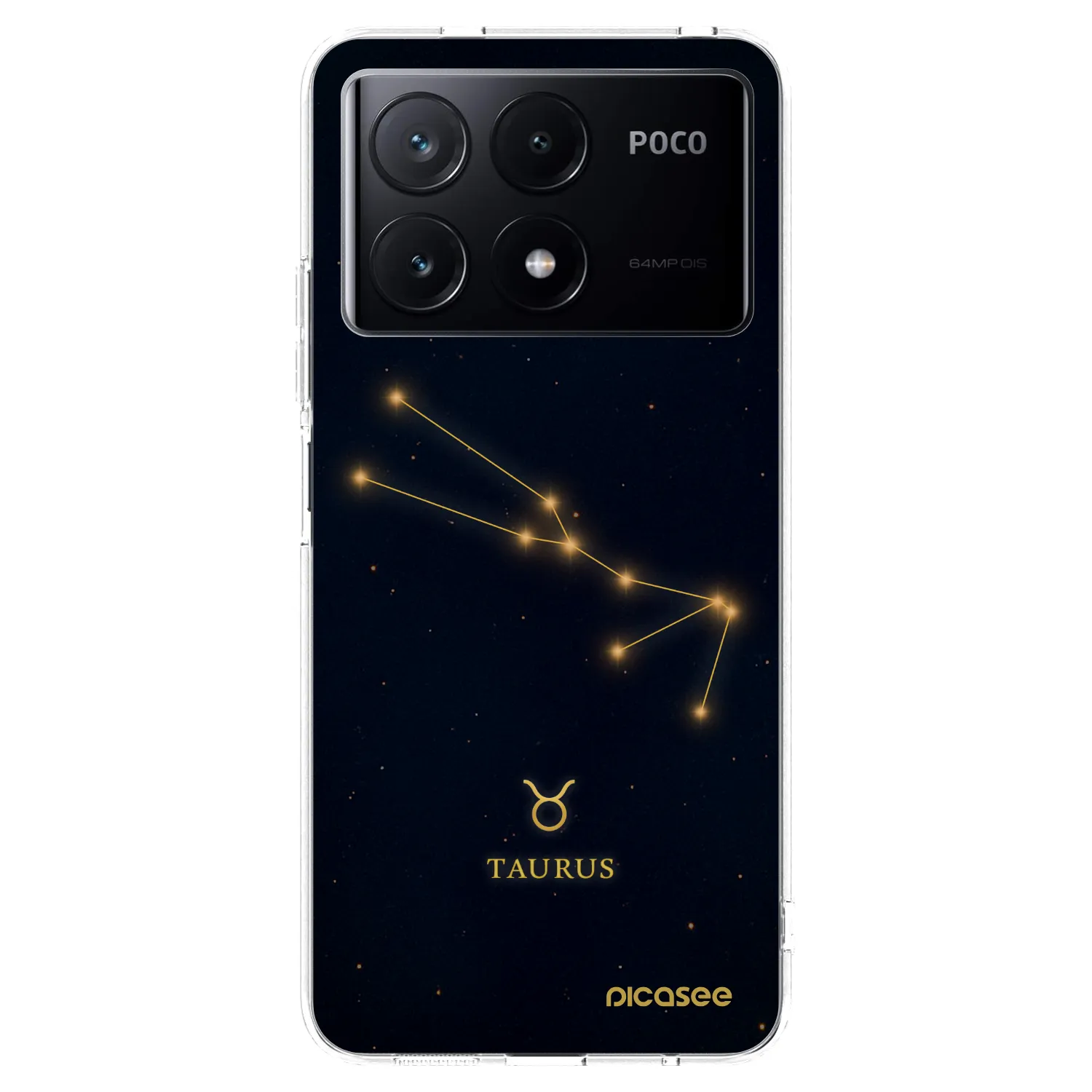 Picasee Xiaomi Poco X6 Pro Hülle - Transparentes Silikon - TAURUS