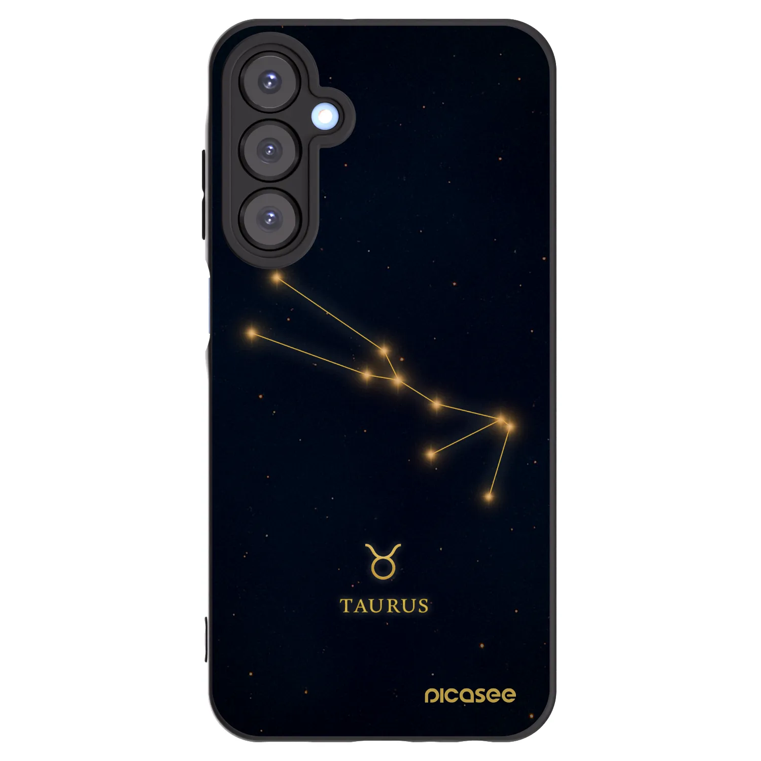 Picasee Samsung Galaxy A25 A256B 5G Hülle - Schwarzes Silikon - TAURUS