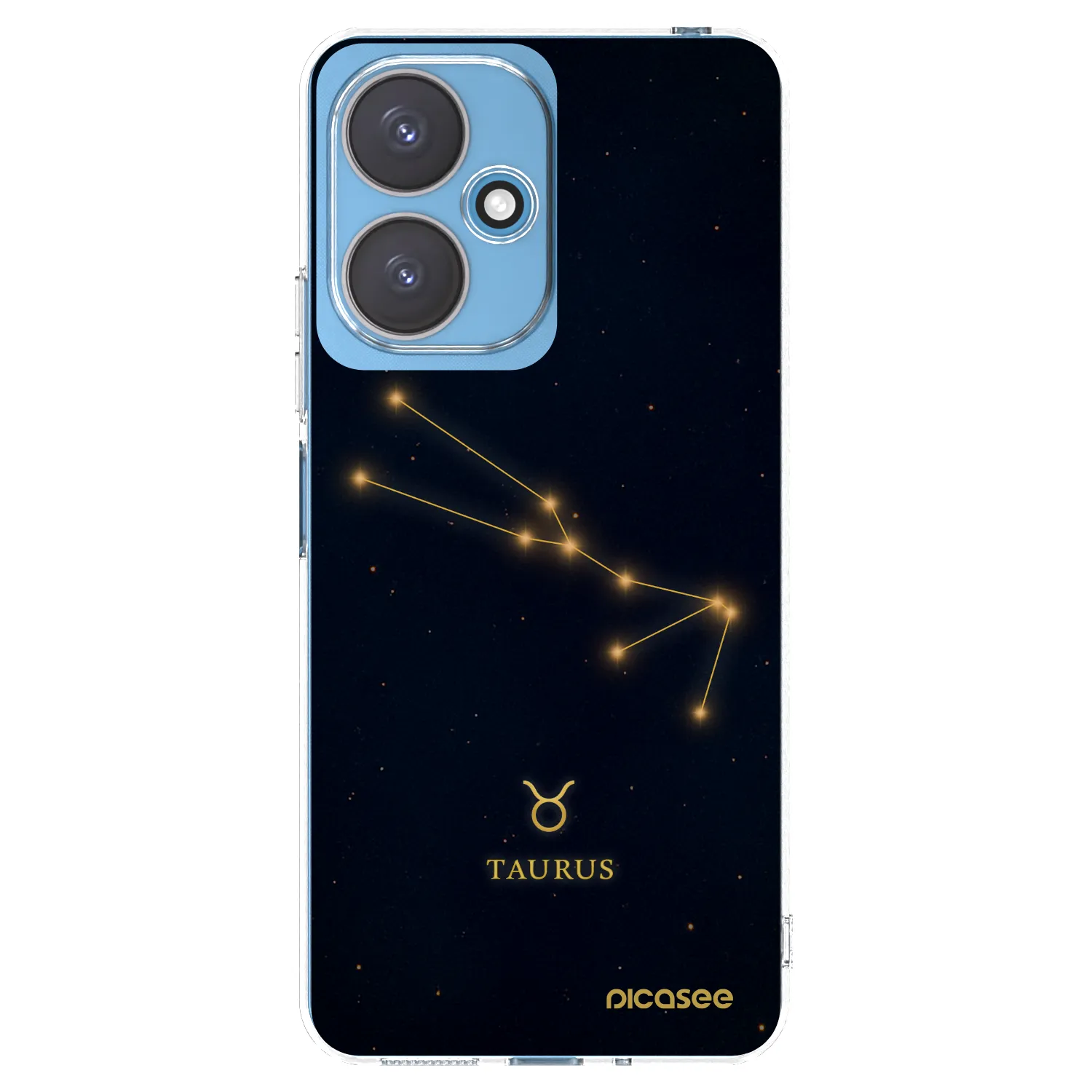 Picasee Xiaomi Redmi 13C 5G Hülle - Transparentes Silikon - TAURUS