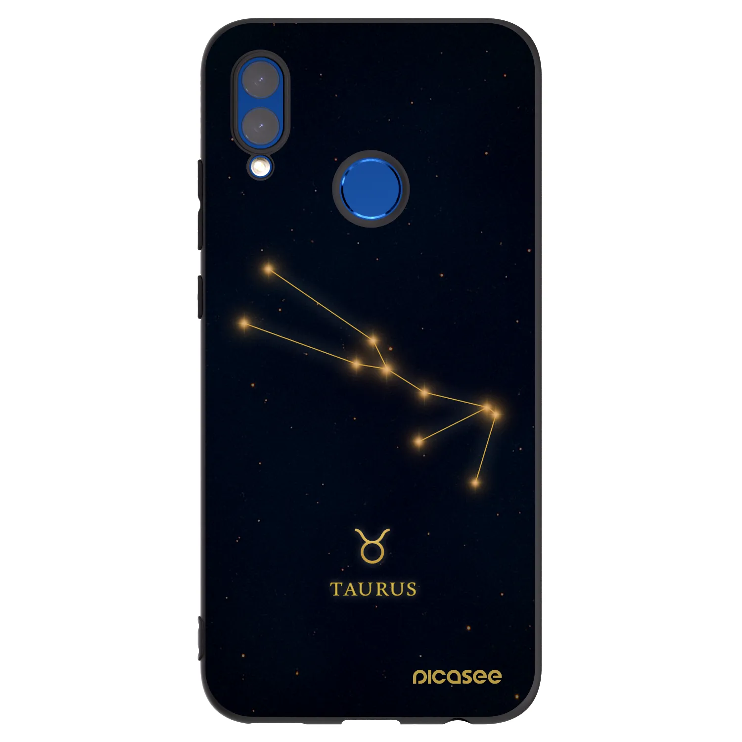 Picasee Huawei P Smart 2019 Hülle - Schwarzes Silikon - TAURUS
