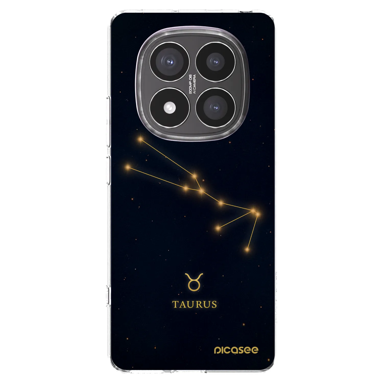 Picasee Xiaomi Redmi Note 14 Pro+ 5G Hülle - Transparentes Silikon - TAURUS