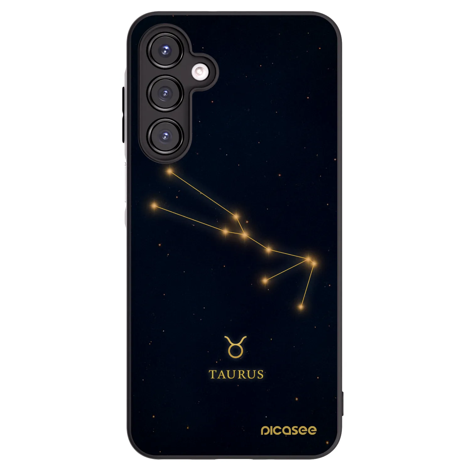 Picasee Samsung Galaxy A16 5G Hülle - Schwarzes Silikon - TAURUS