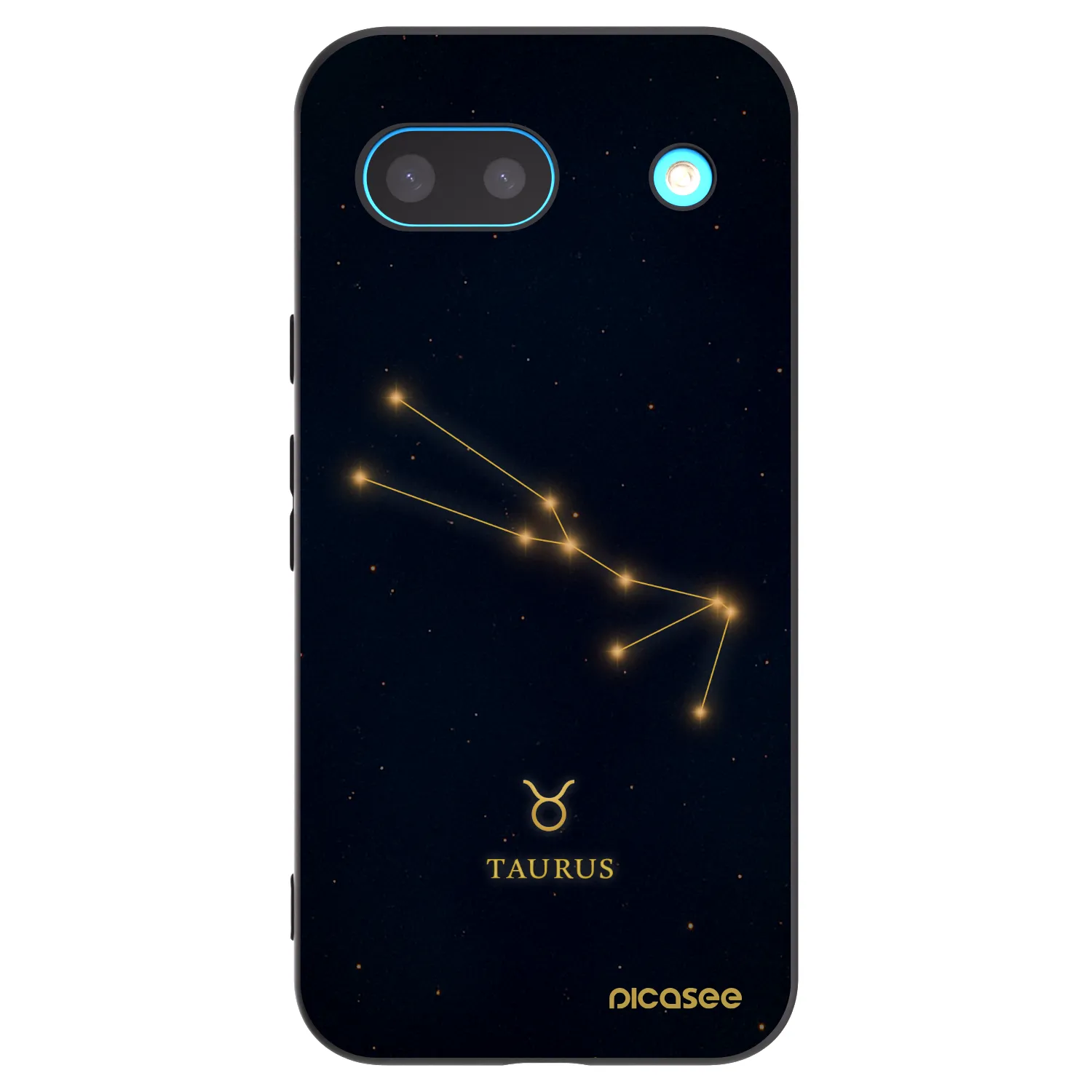Picasee Google Pixel 8 Hülle - Schwarzes Silikon - TAURUS