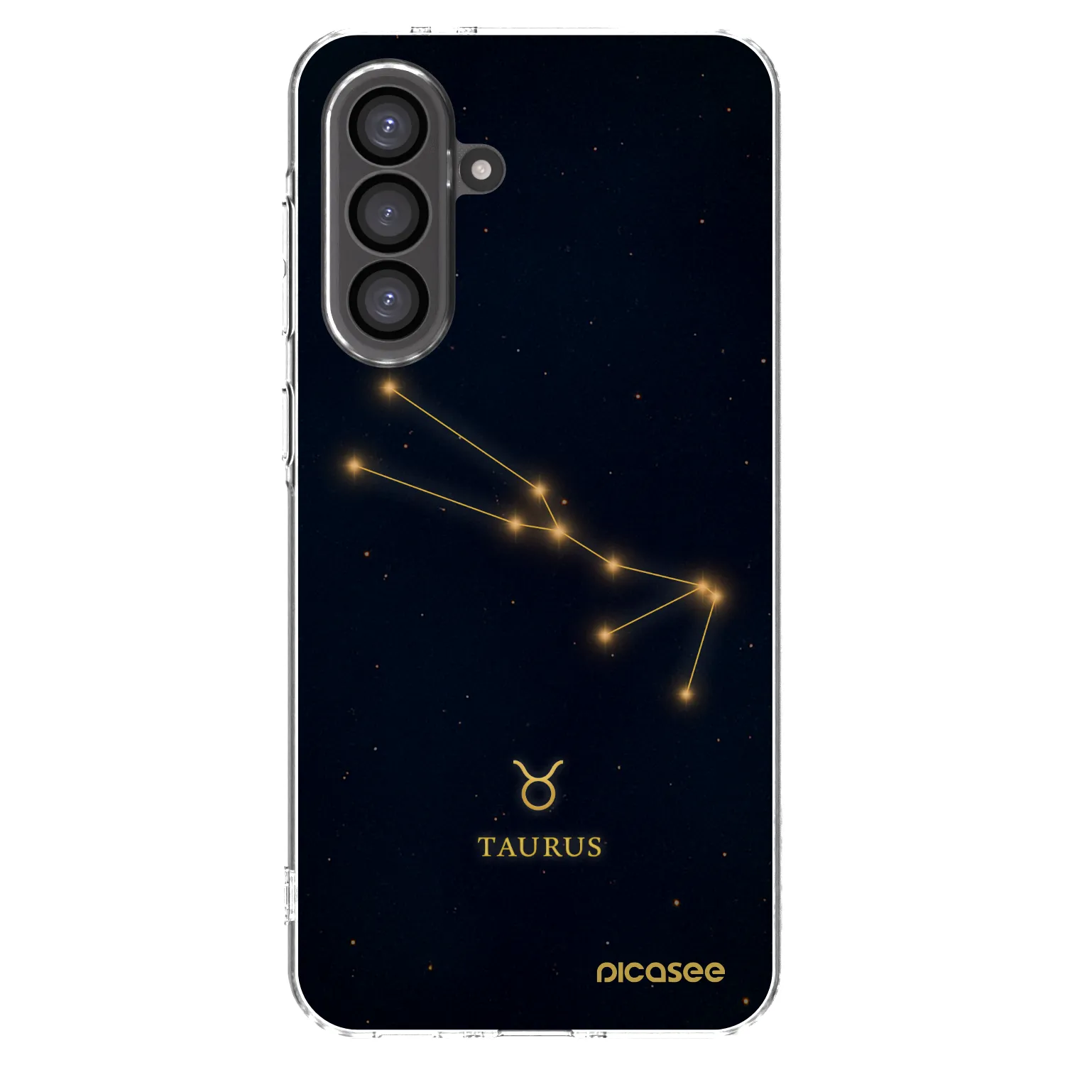 Picasee Samsung Galaxy A36 5G Hülle - Transparentes Silikon - TAURUS