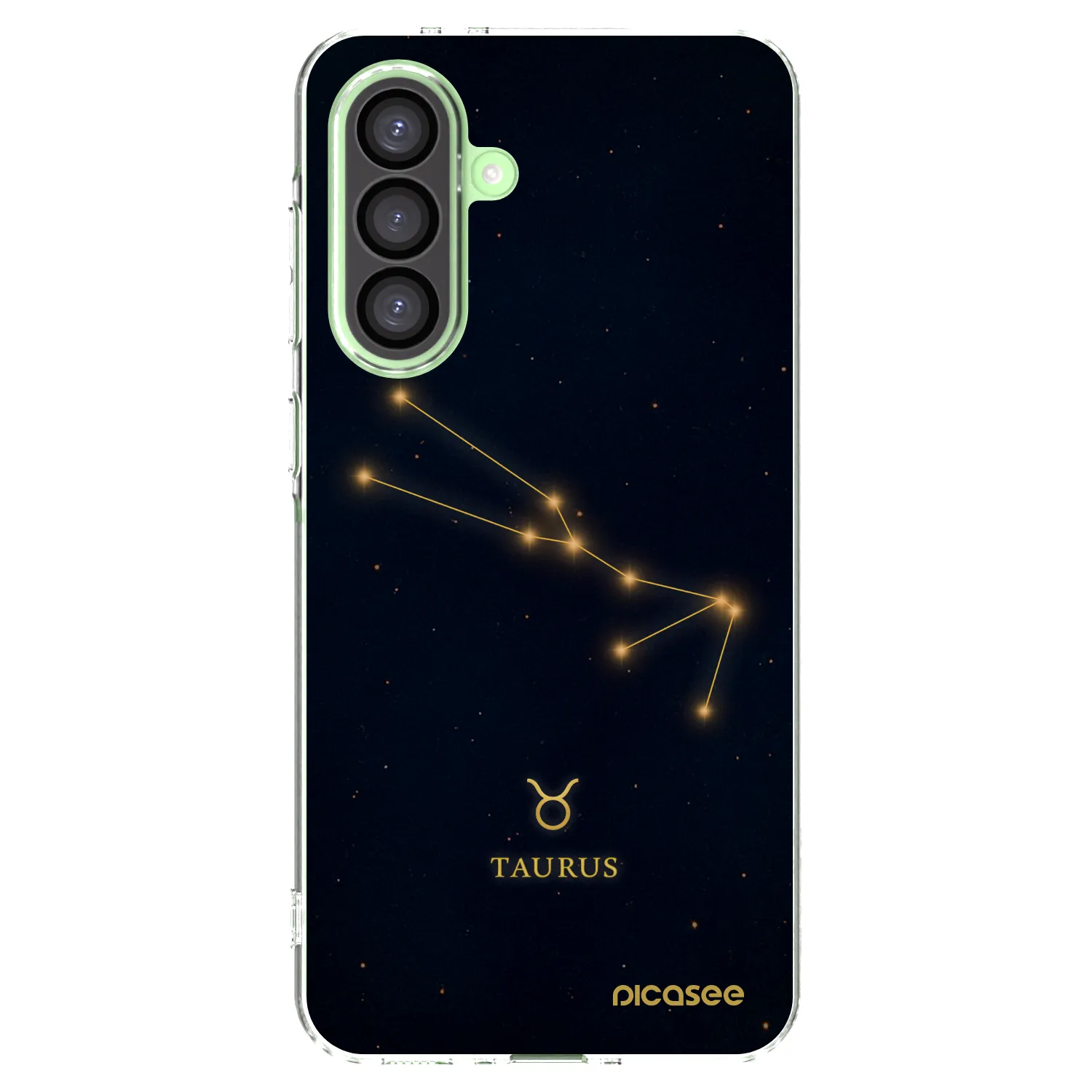 Picasee Samsung Galaxy A26 5G A266B Hülle - Transparentes Silikon - TAURUS