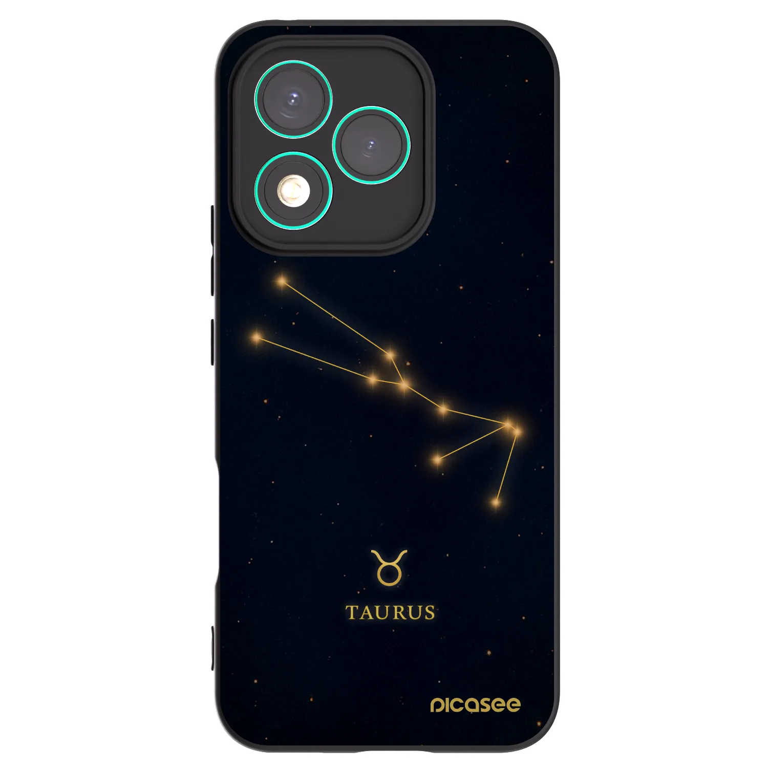 Picasee Honor 400 Lite 5G Hülle - Schwarzes Silikon - TAURUS