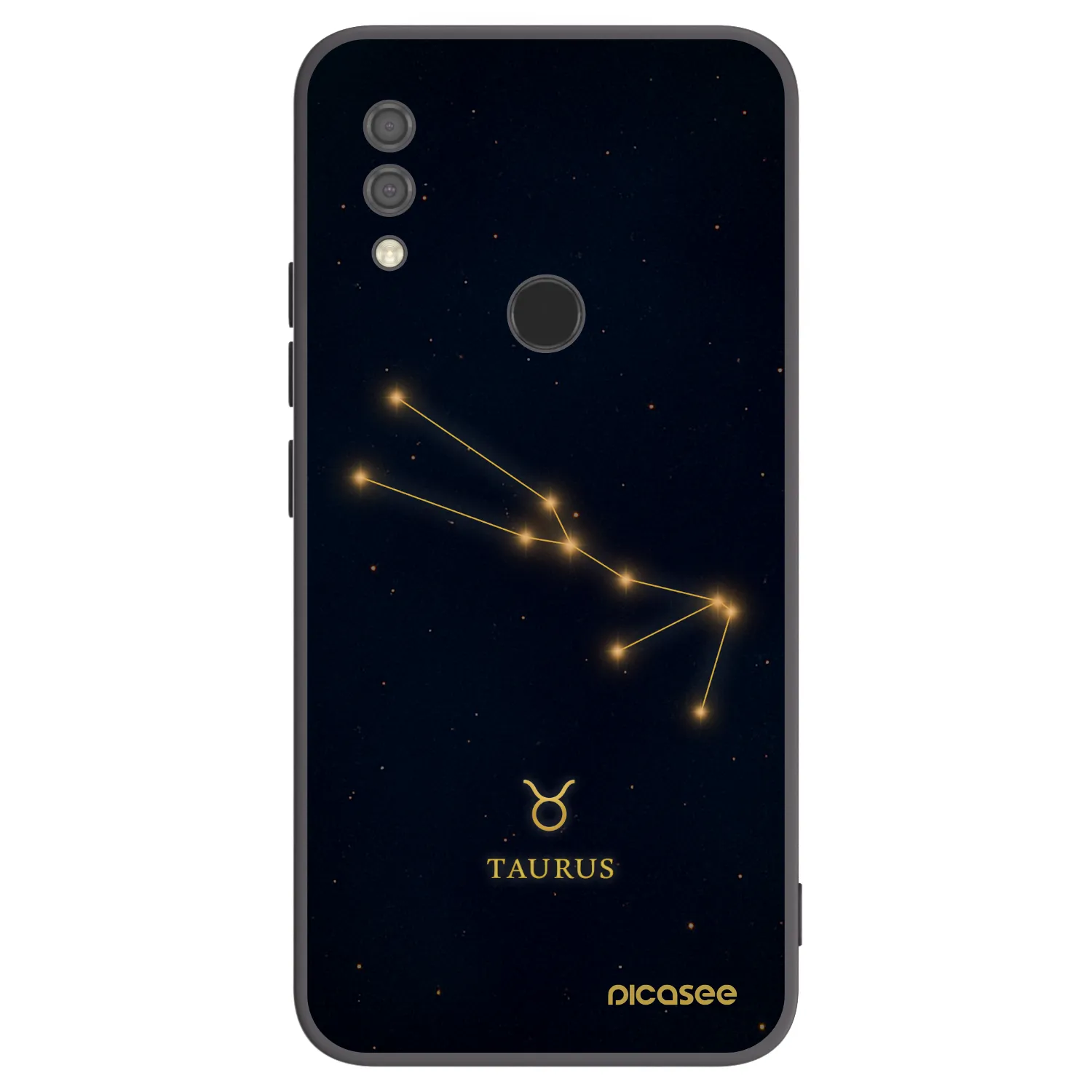 Picasee Xiaomi Redmi 7 Hülle - Schwarzes Silikon - TAURUS