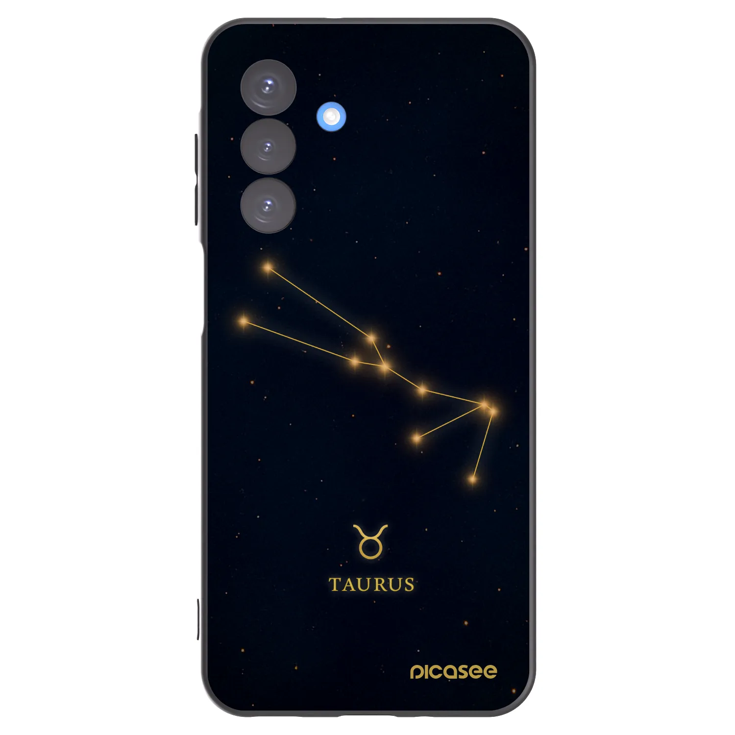 Picasee Samsung Galaxy A17 5G Hülle - Schwarzes Silikon - TAURUS