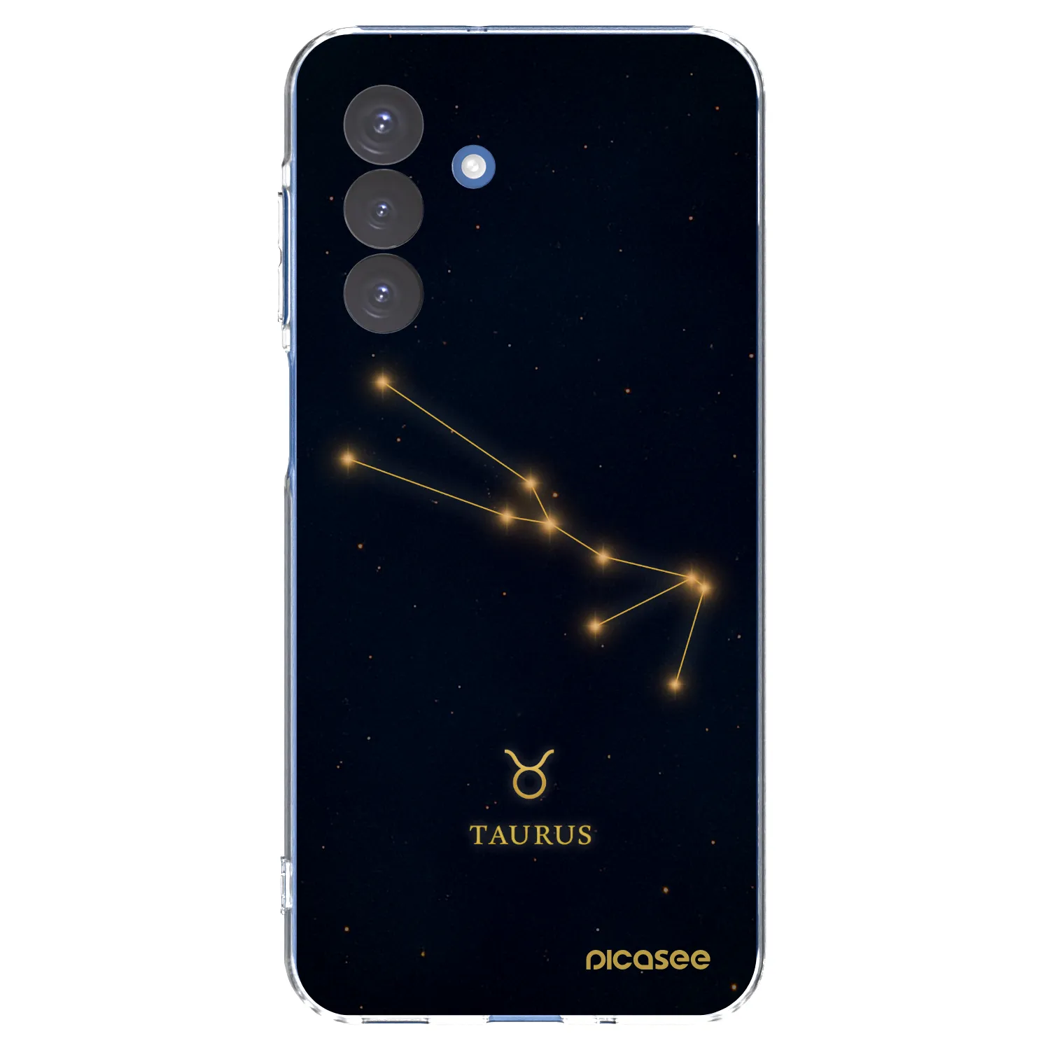 Picasee Samsung Galaxy A17 5G Hülle - Transparentes Silikon - TAURUS