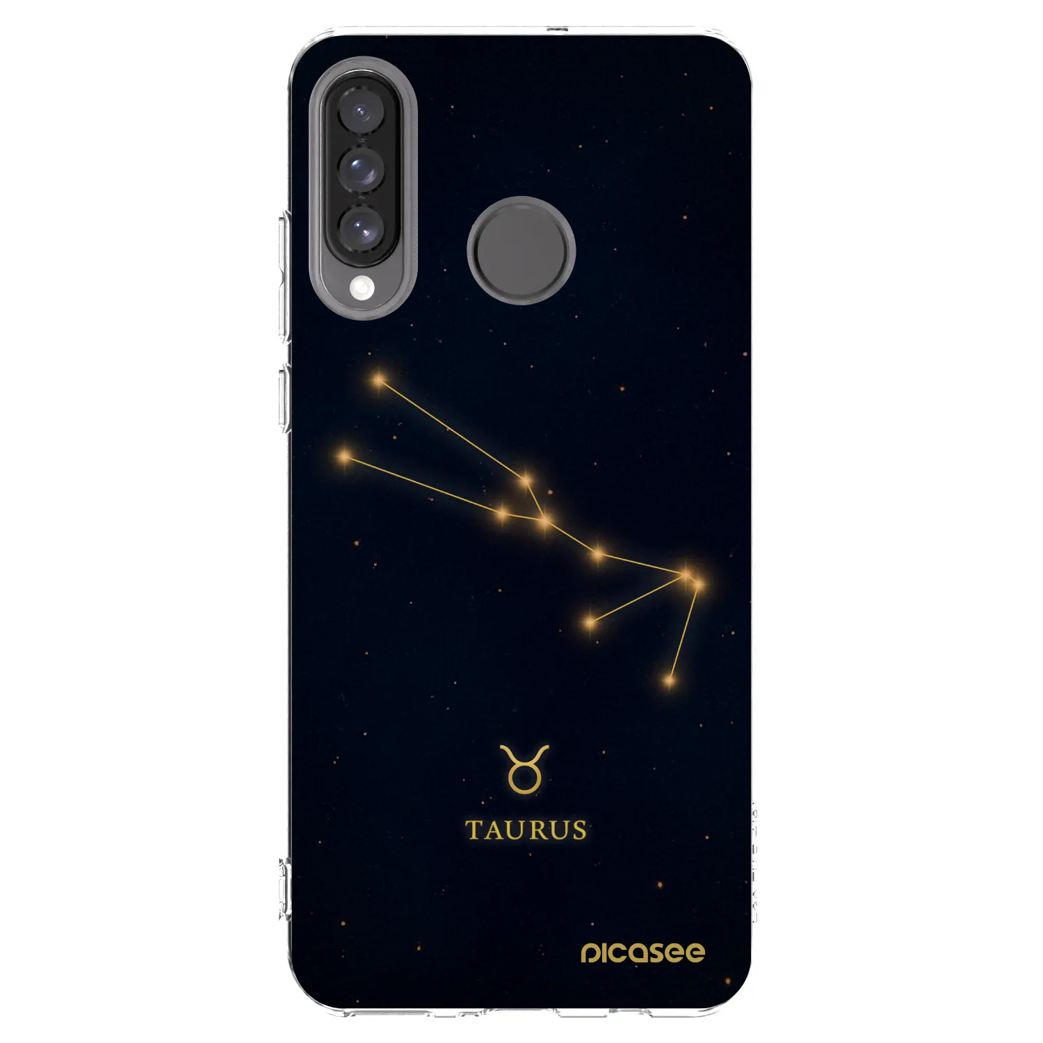 Picasee Huawei P30 Lite Hülle - Transparentes Silikon - TAURUS