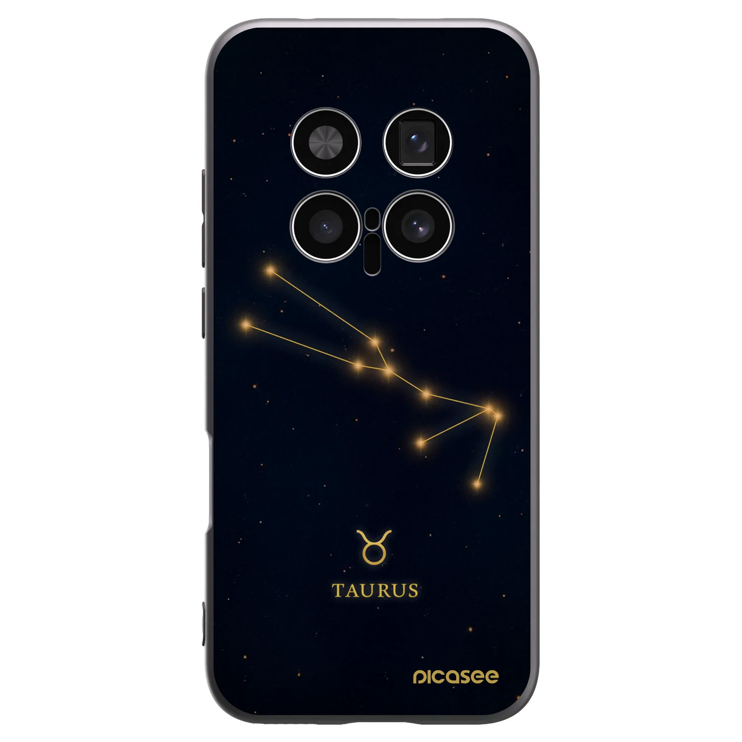 Picasee Honor Magic8 Pro 5G Hülle - Schwarzes Silikon - TAURUS